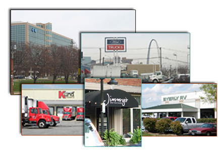 Photo grouping of business clients, providers, and office